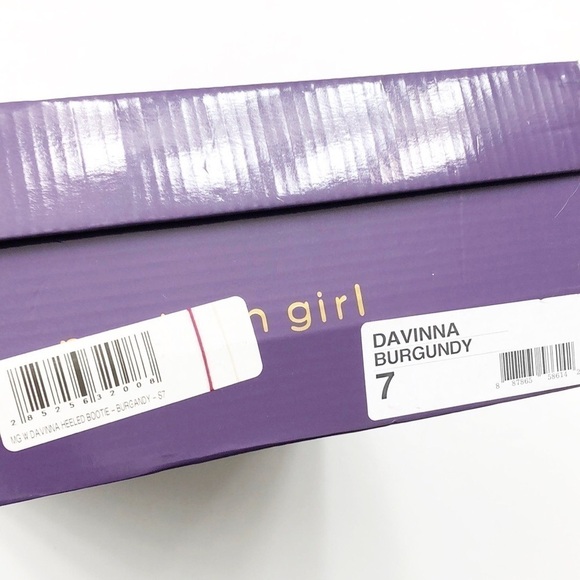 Madden Girl Davina burgundy ankle bootie - Picture 10 of 11